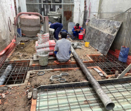Thi công phần móng – nền – kết cấu hạ tầng
