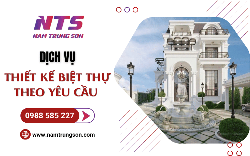 thiết kế biệt thự theo yêu cầu