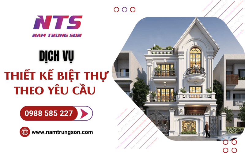 thiết kế biệt thự theo yêu cầu