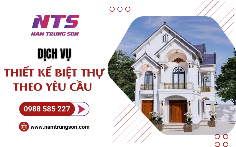 thiết kế biệt thự theo yêu cầu