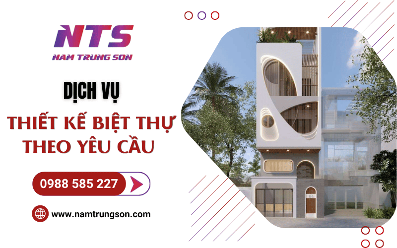 thiết kế biệt thự theo yêu cầu