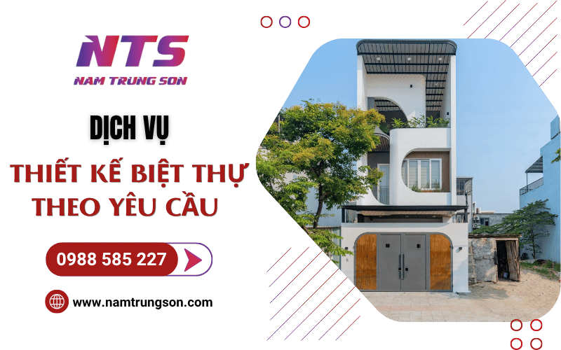 thiết kế biệt thự theo yêu cầu